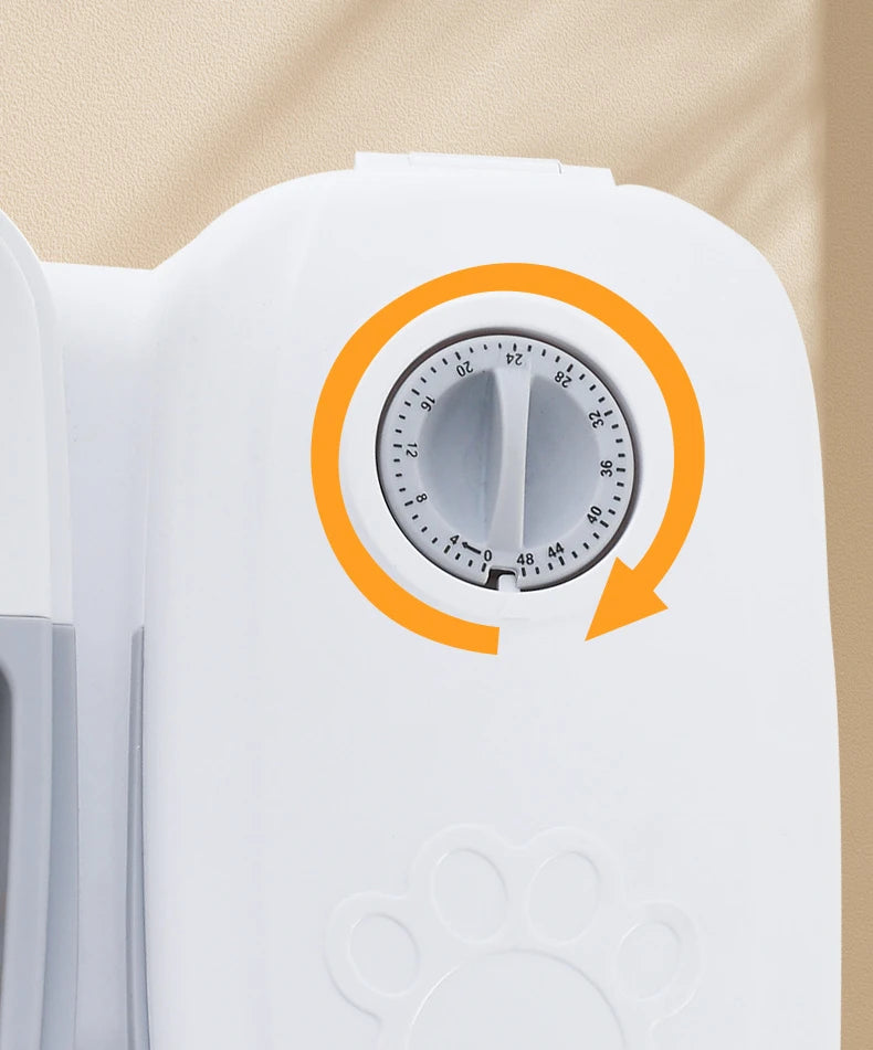 Pet Automatic Timing Feeder Detachable Auto Dog Dry Food Dispenser Smart Pet Food Feeder Timed for Cats Dogs - Daisan Mart