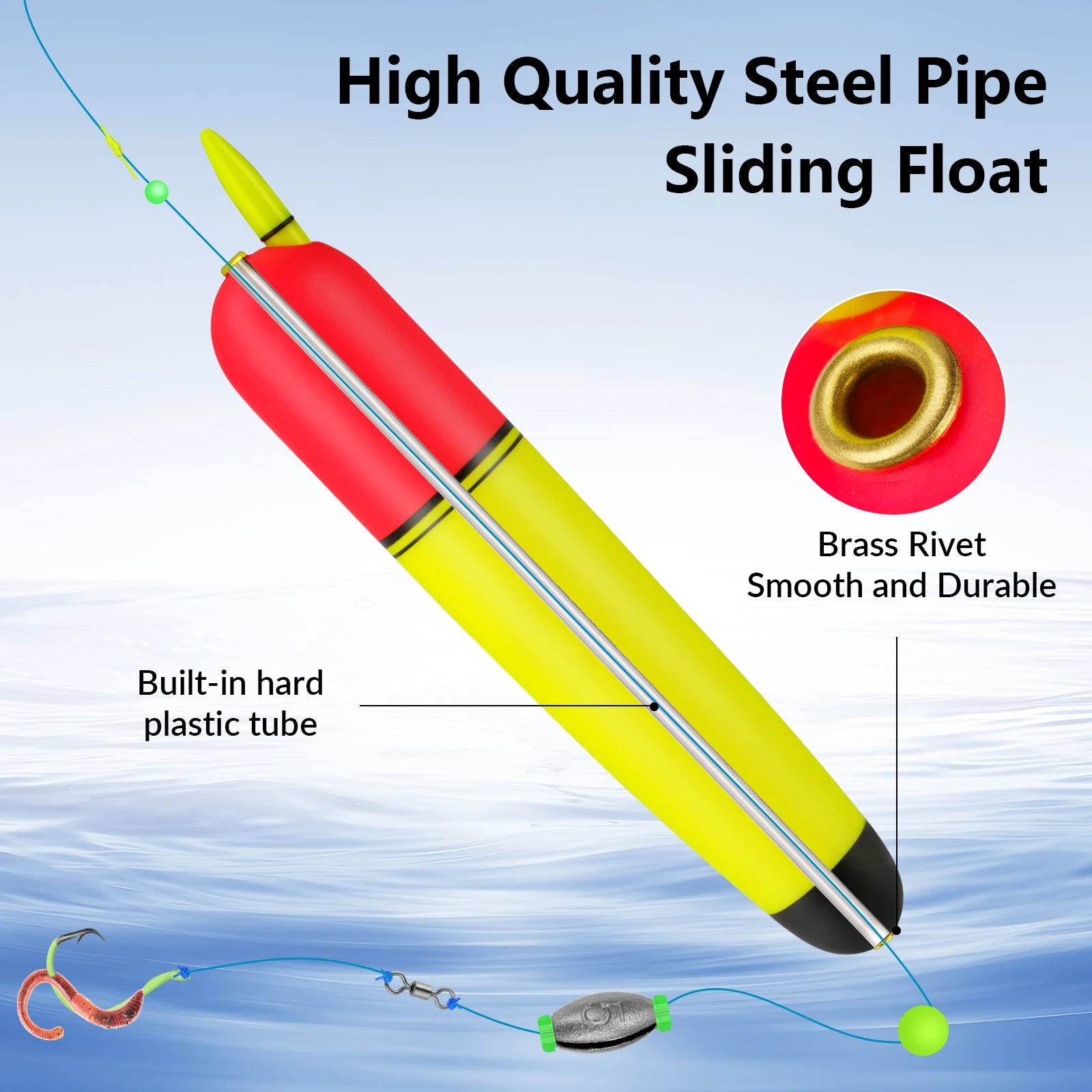 Phao Câu Đêm LED THKFISH - Bộ 2 Chiếc Phát Sáng