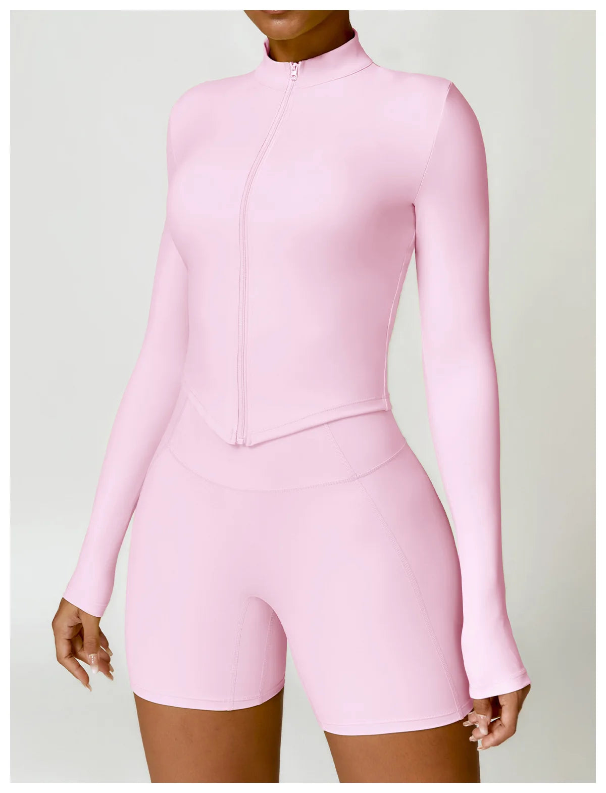 Áo Thun Nữ Dài Tay Tập Gym Yoga Chạy Bộ Thể Thao