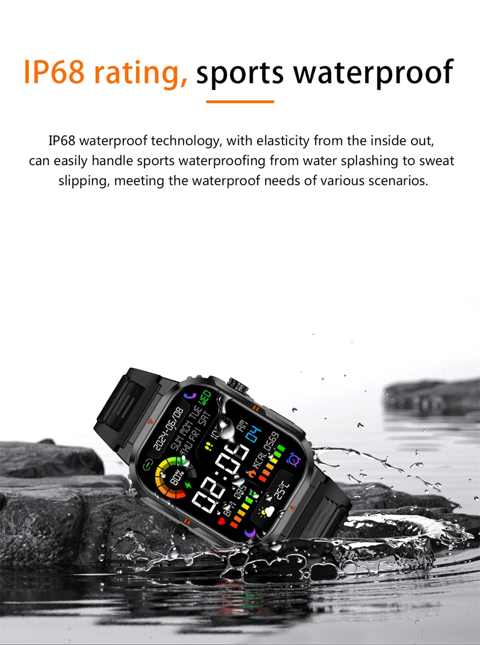 Đồng Hồ Thông Minh LIGE 2.01'' Chống Nước Thể Thao - Daisan Mart