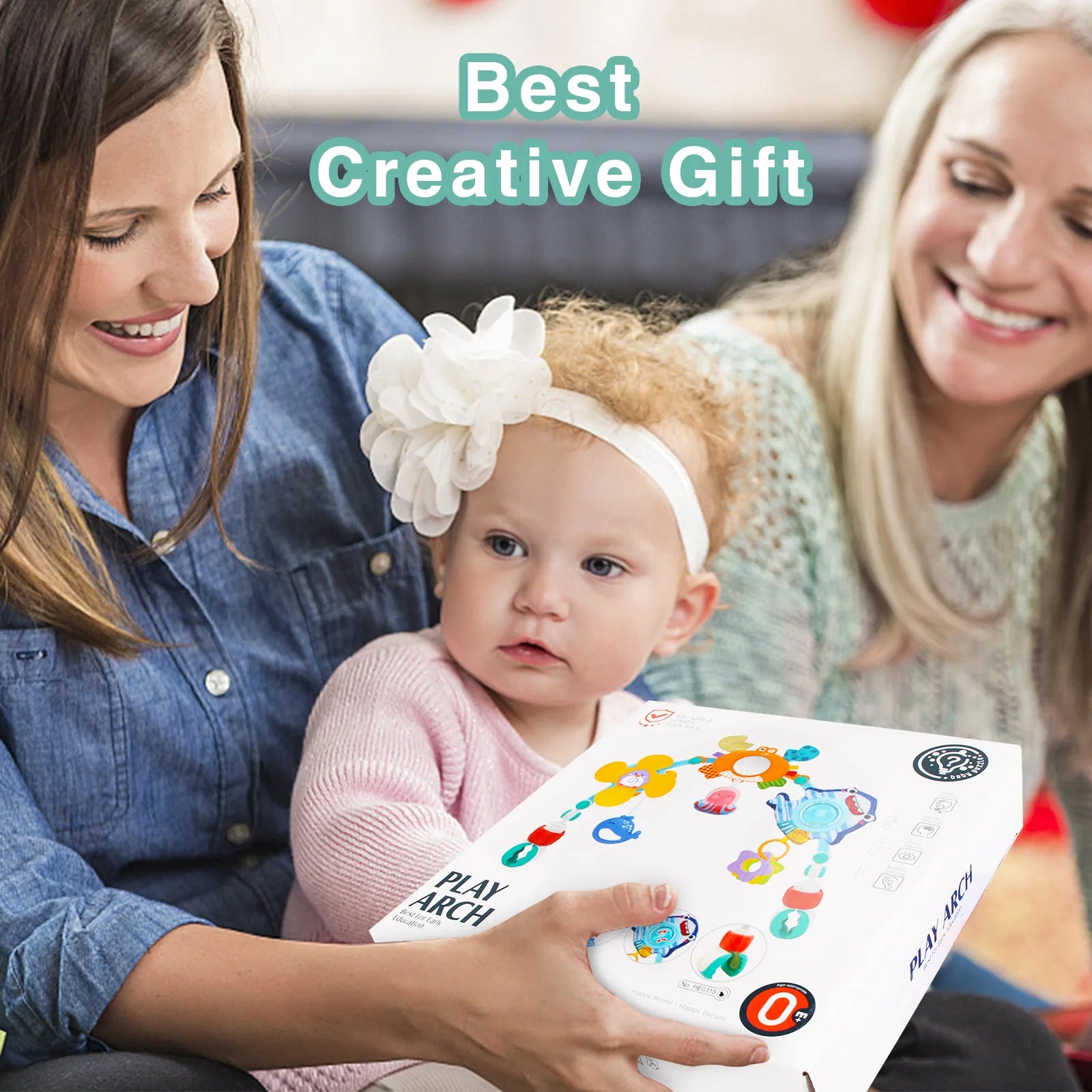 Rainbow Multi-Function Toys for Strollers &amp; Baby Car Seats