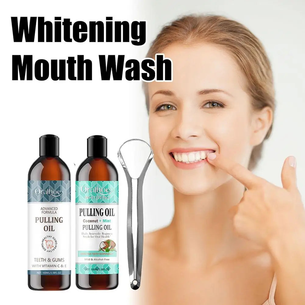 Nước Súc Miệng Dầu Dừa Bạc Hà Trắng Răng Thơm Miệng - Daisan Mart