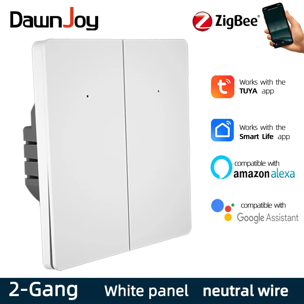 Dawnjoy Zigbee Smart Switch 1/2/3 Gang
