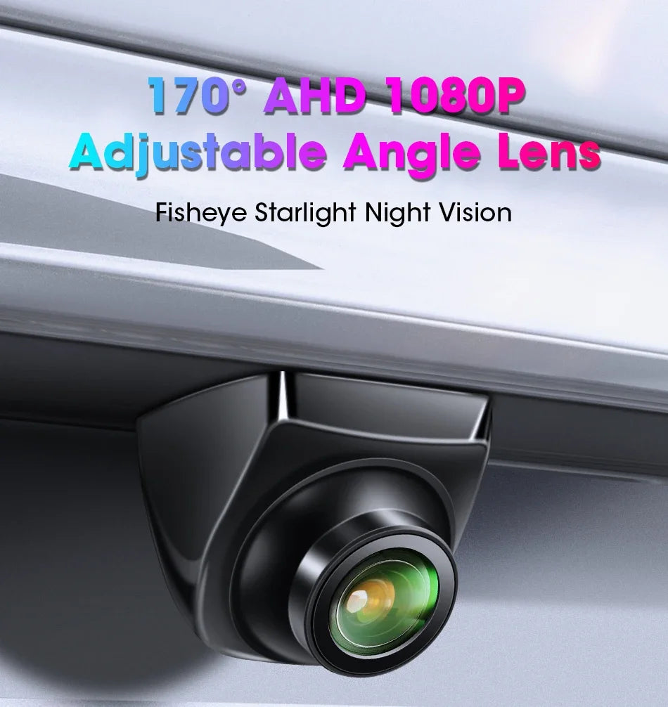 720P HD Rear Camera 170° Wide Angle IP68 Waterproof