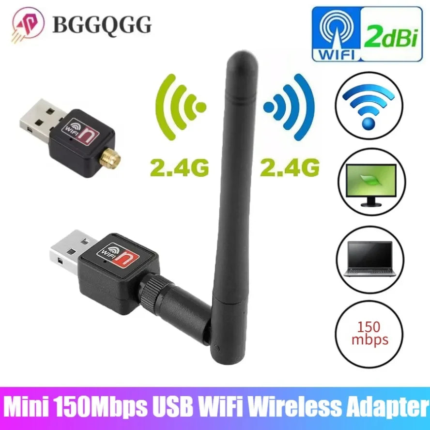 USB WiFi 150Mbps Adapter - Thu Phát Sóng Không Dây