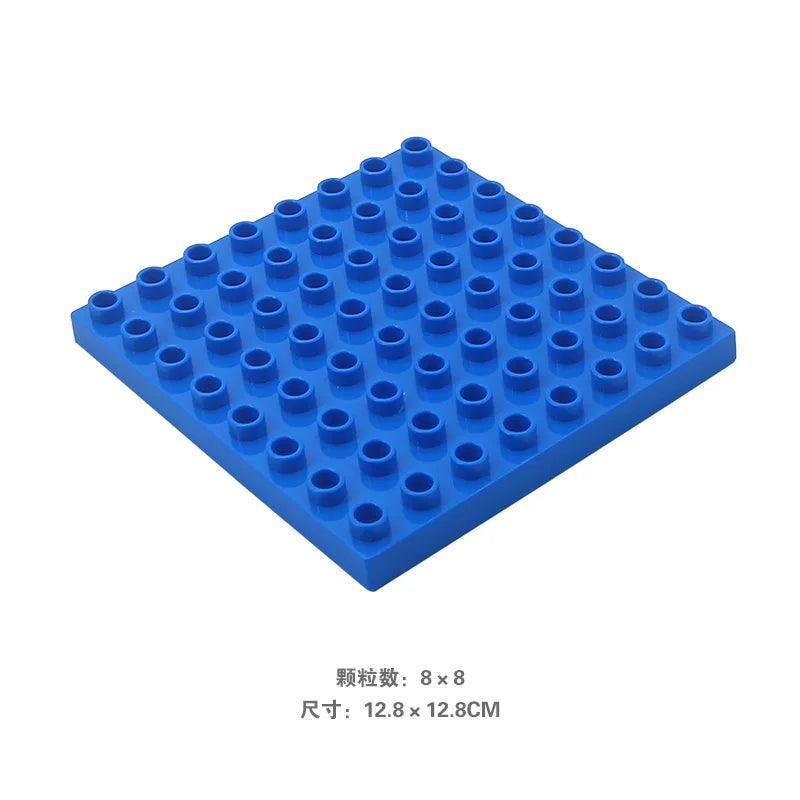 8*8 Dots Creative Large Particle Double Floors Building Blocks Base Plate DIY Bricks Baseplate Toys For Kids Christmas Gift