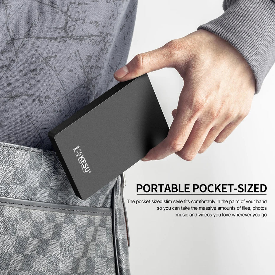 2TB/1TB/500GB USB 2.5 Portable Hard Drive for Computer