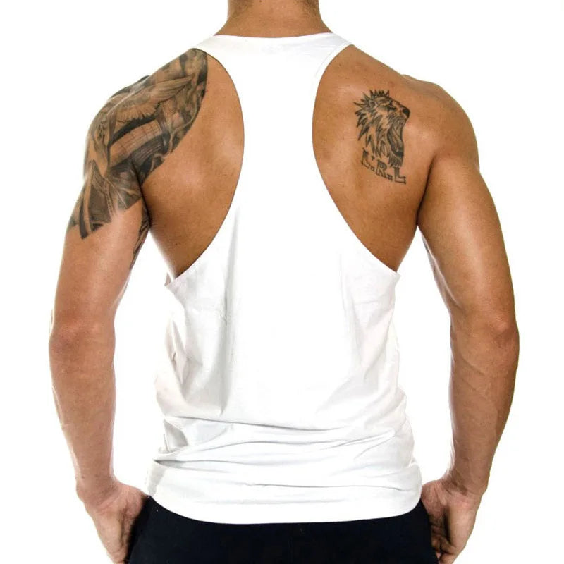 Men's Gym Sleeveless T-Shirt Bodybuilding