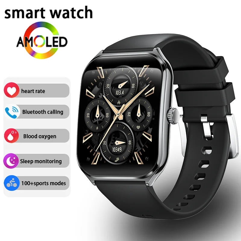 Ultra-Thin Smartwatch 1.96 AMOLED Continuous Display