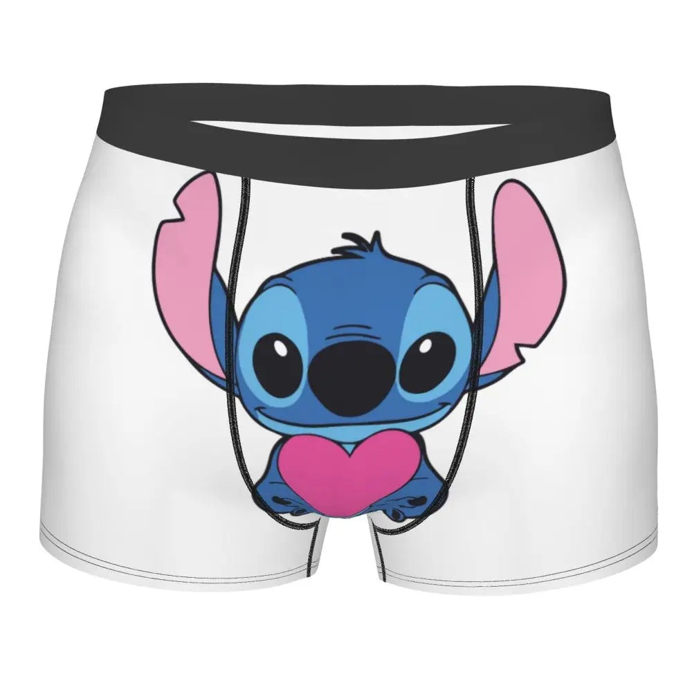 Quần Sịp Nam Lilo Stitch Thoải Mái Phong Cách Anime