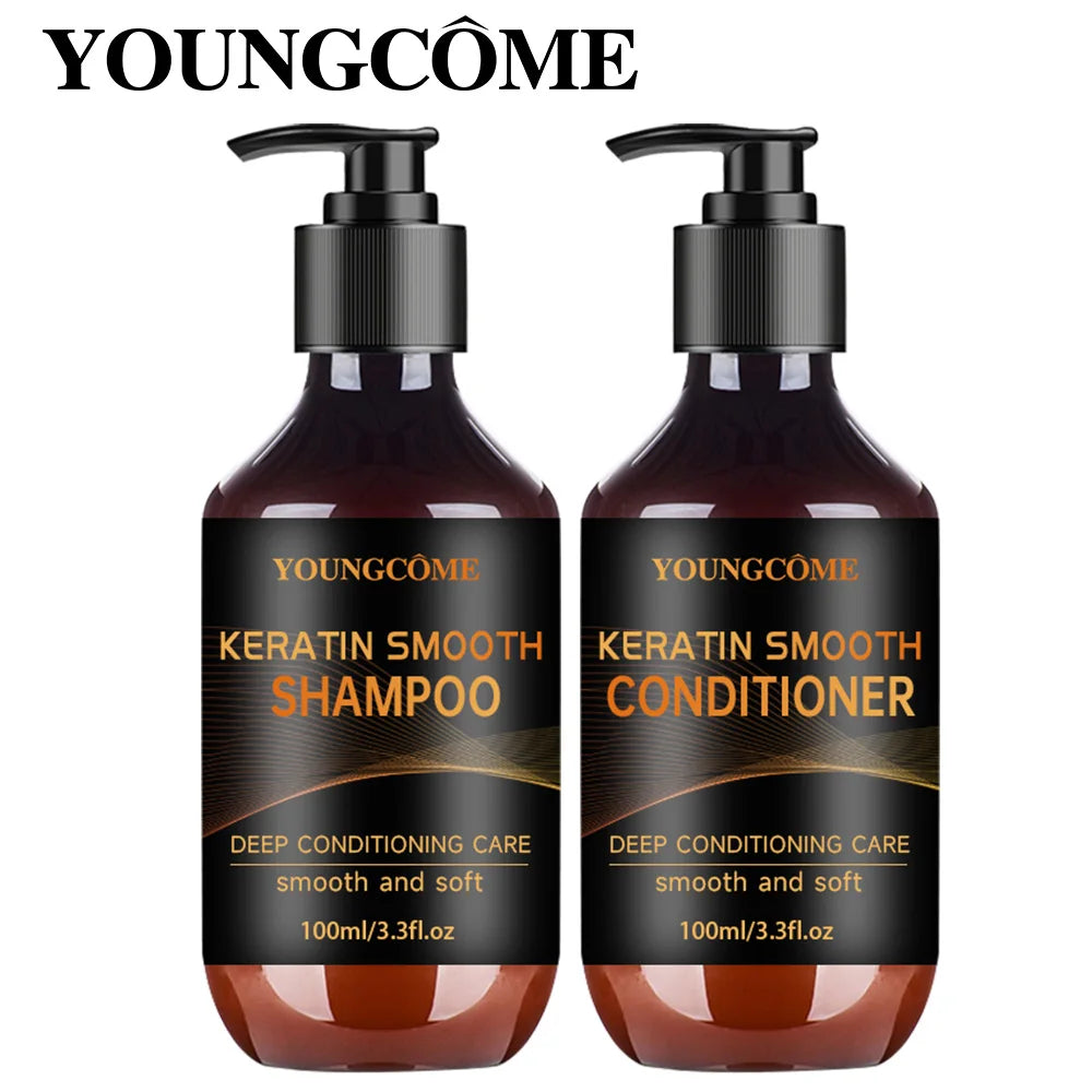 Keratin Collagen Hair Treatment Set Anti-Dandruff Deep Restoration