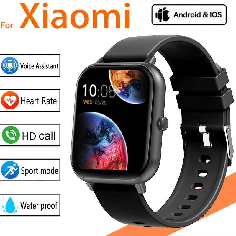 Smart Watch 2025 Bluetooth Calling, IP68 Waterproof