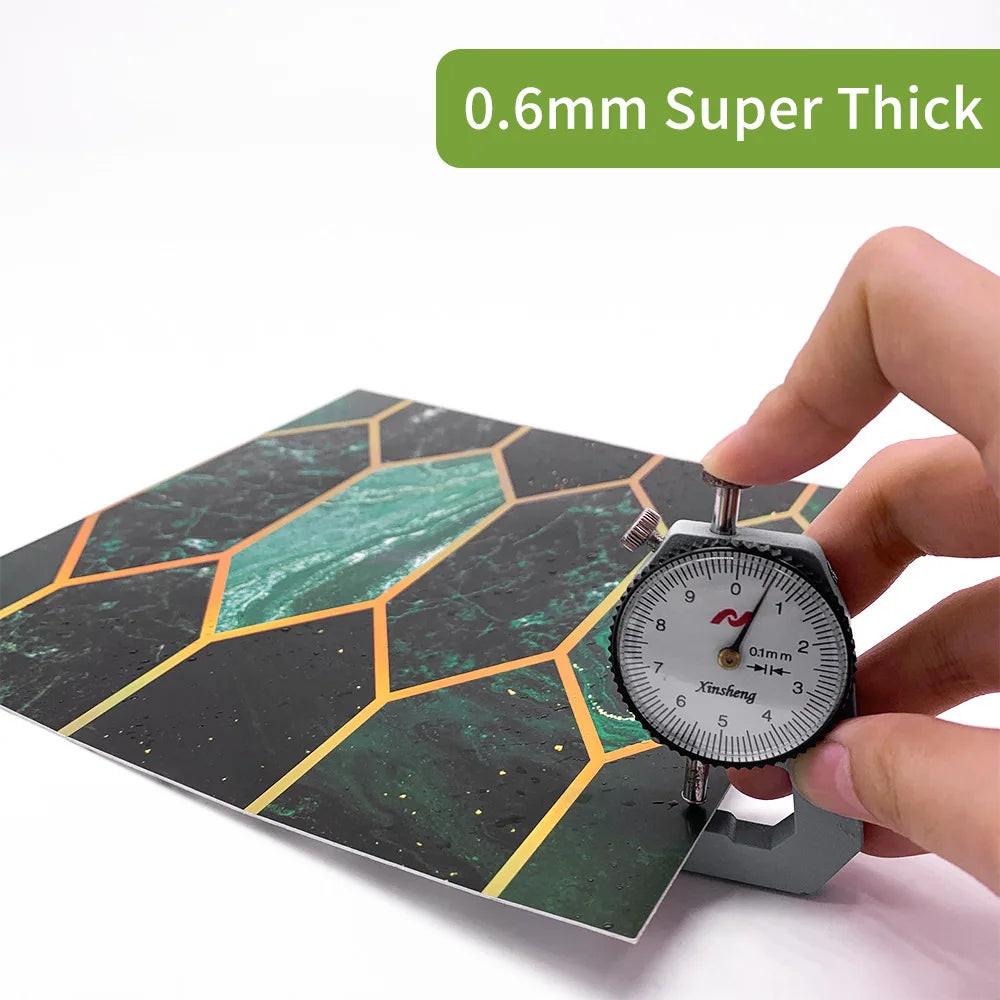 Waterproof Wallpaper 20 Pieces 3D Green Brick