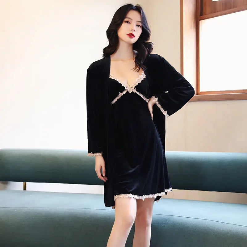 Áo Choàng Ren Gấm Sexy Lụa Ấm Mùa Thu Đông Nữ - Daisan Mart