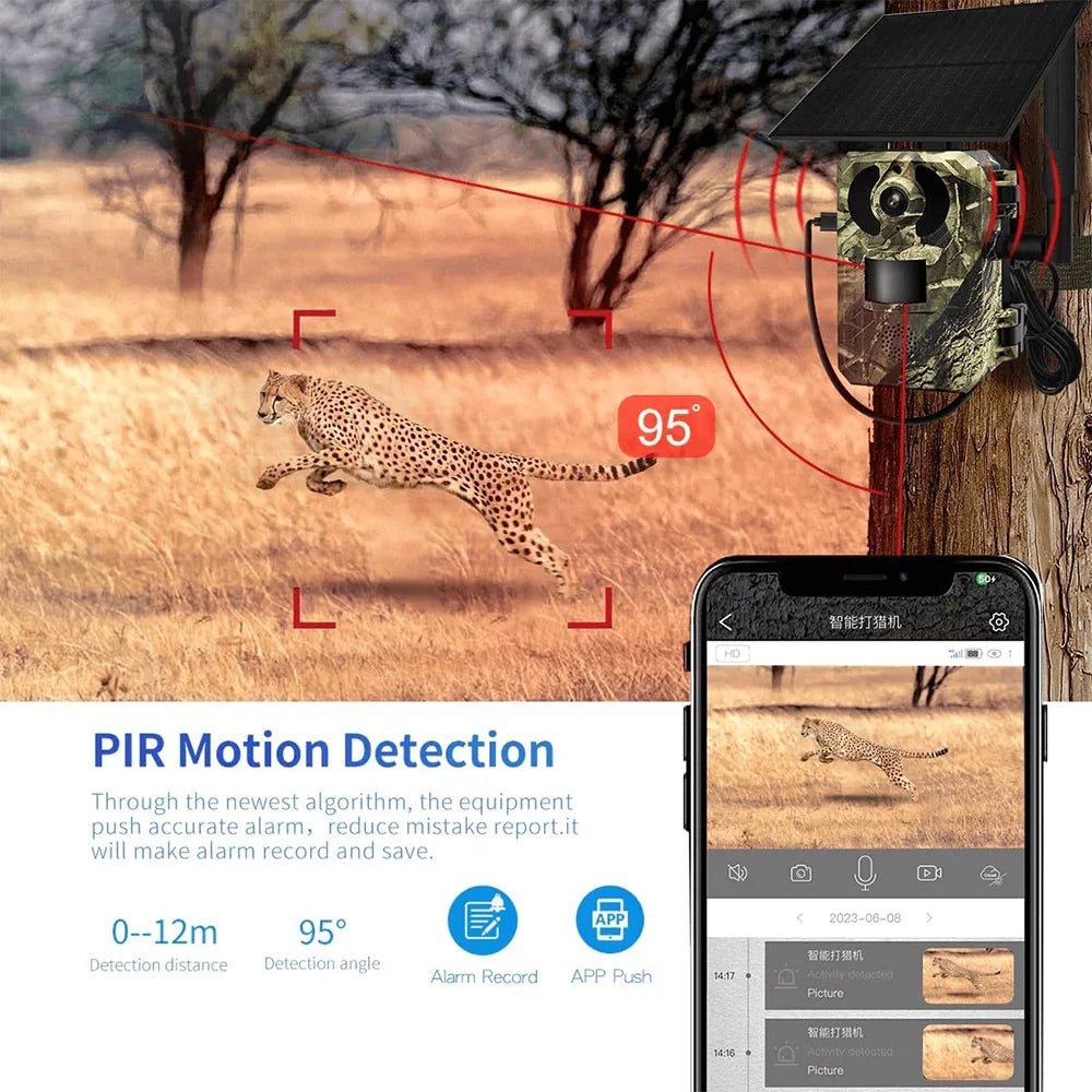 4G European Hunting Camera 4MP Motion Activated