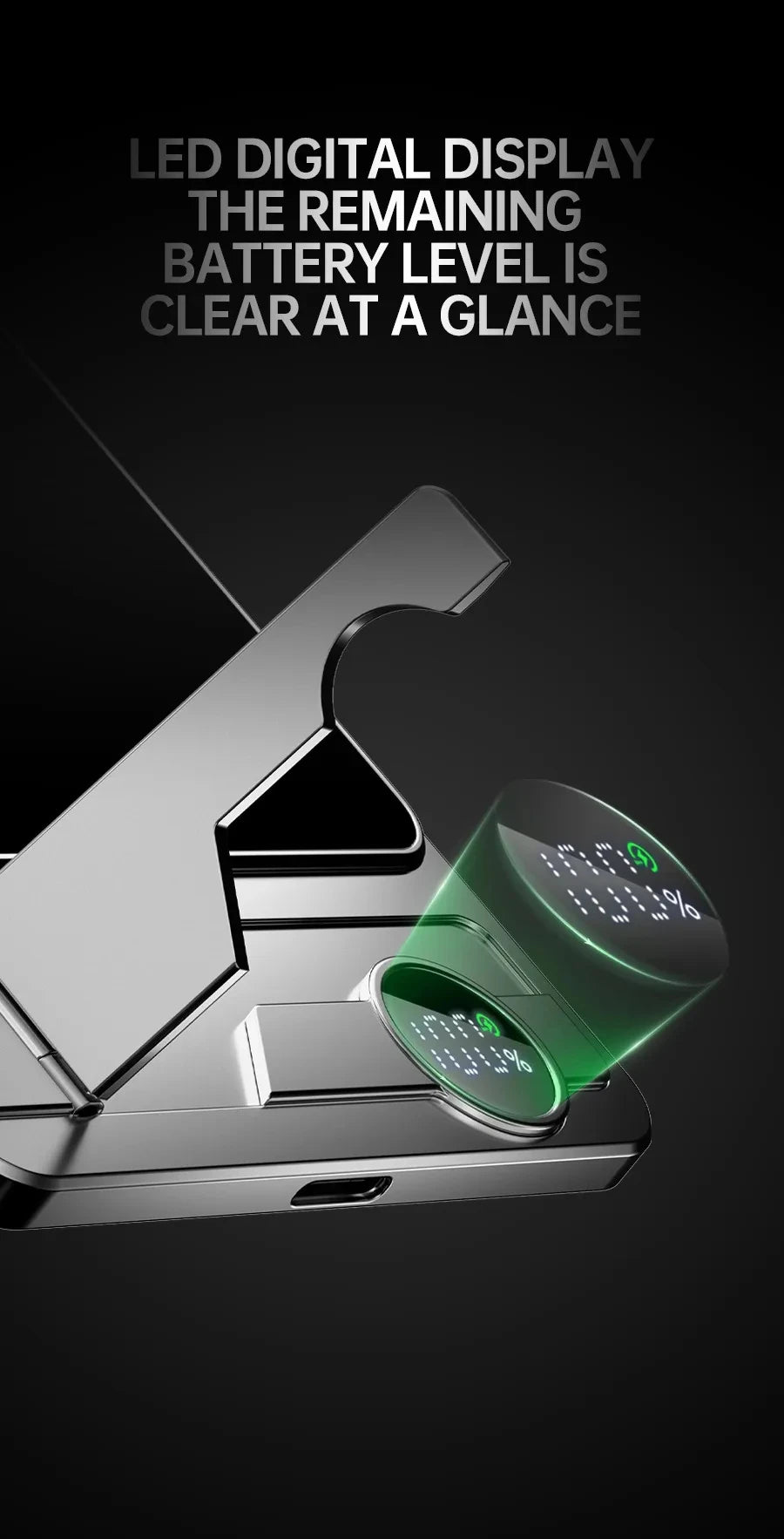 Pin Dự Phòng 10000mAh Sạc Không Dây Từ Tính MagSafe