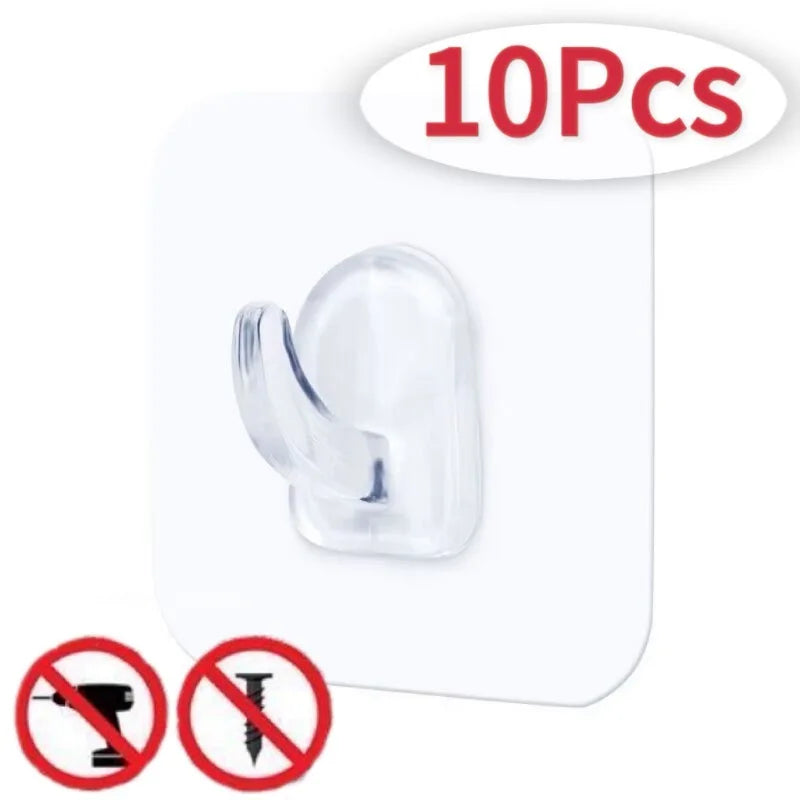 Móc Dán Tường Trong Suốt Chịu Lực Nhà Bếp, Nhà Tắm - Daisan Mart