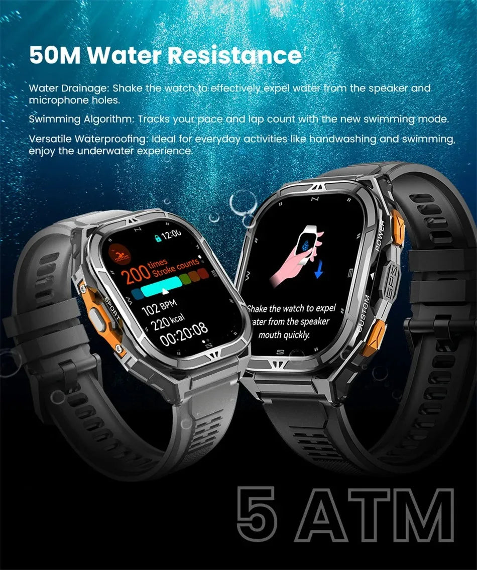2025 Smart Watch GPS AMOLED 5ATM Bluetooth Calling
