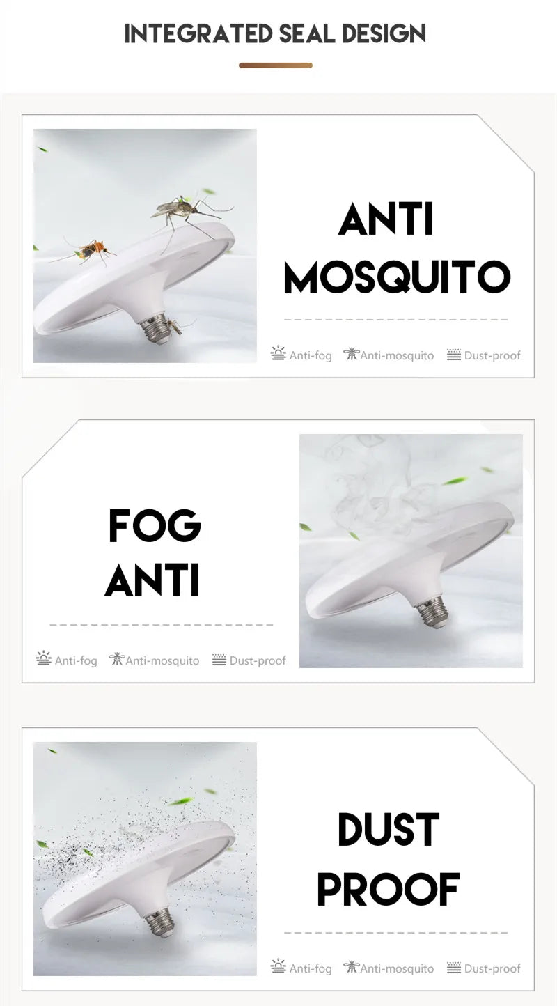 Bóng Đèn LED UFO Siêu Sáng 20W-100W Cho Nội Thất