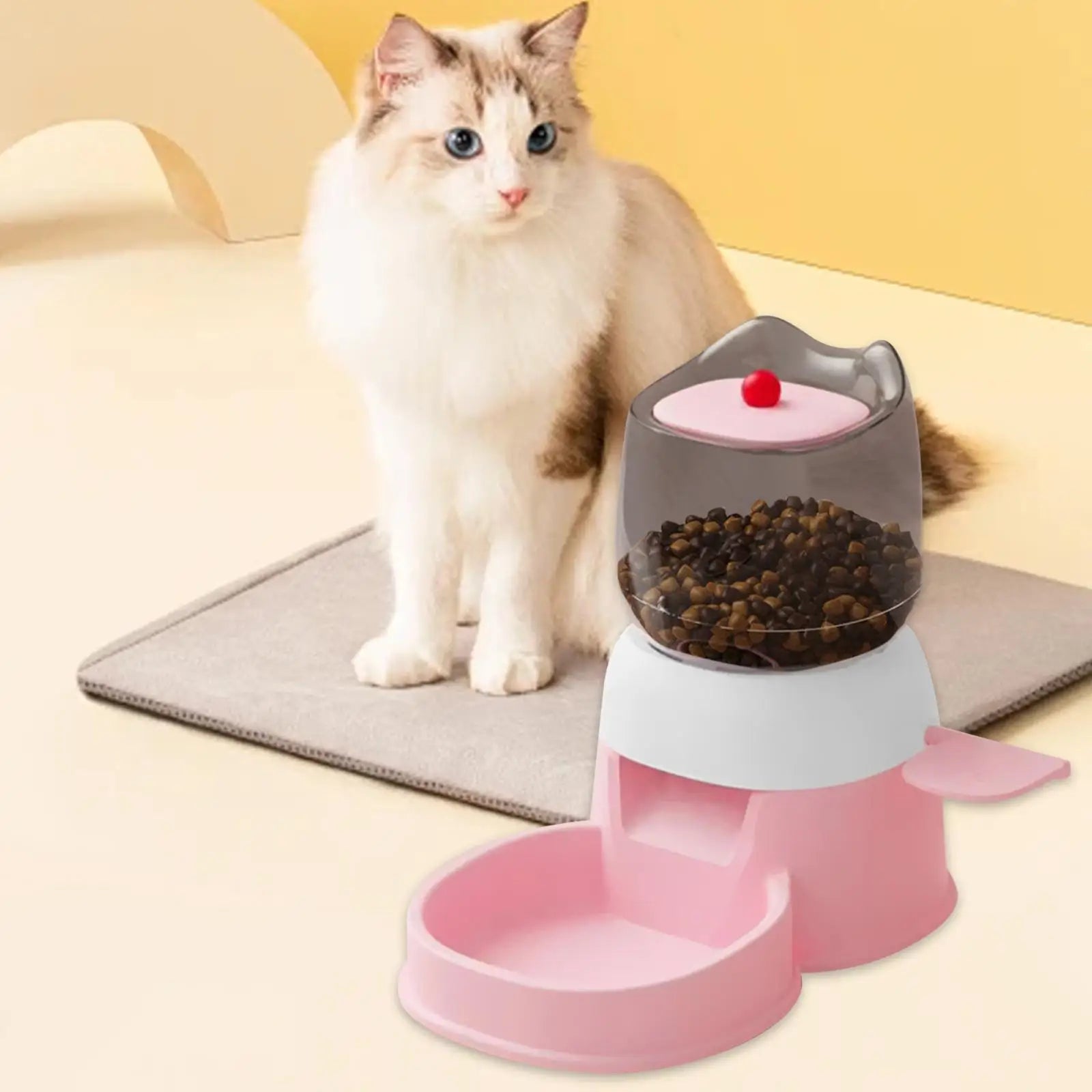 Automatic Pet Feeder Large Capacity 2L Dogs Cats Food Feeder Outdoor Pet Dispenser for Dog Kitten Small Medium Pet Puppy Cat - Daisan Mart