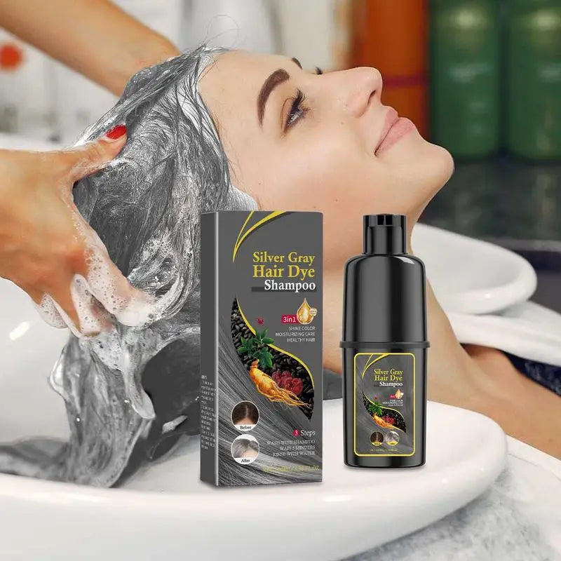 Shampoo Nhuộm Tóc Đen & Màu, Che Phủ Tóc Bạc