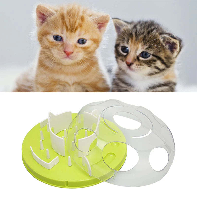 Pet Dog Cat Food Slow Feeder Jungle Design Puppy Anti Slip Treat Dispensing Toy Bowl Puzzle Slow Feeder Tray Pets Supplies