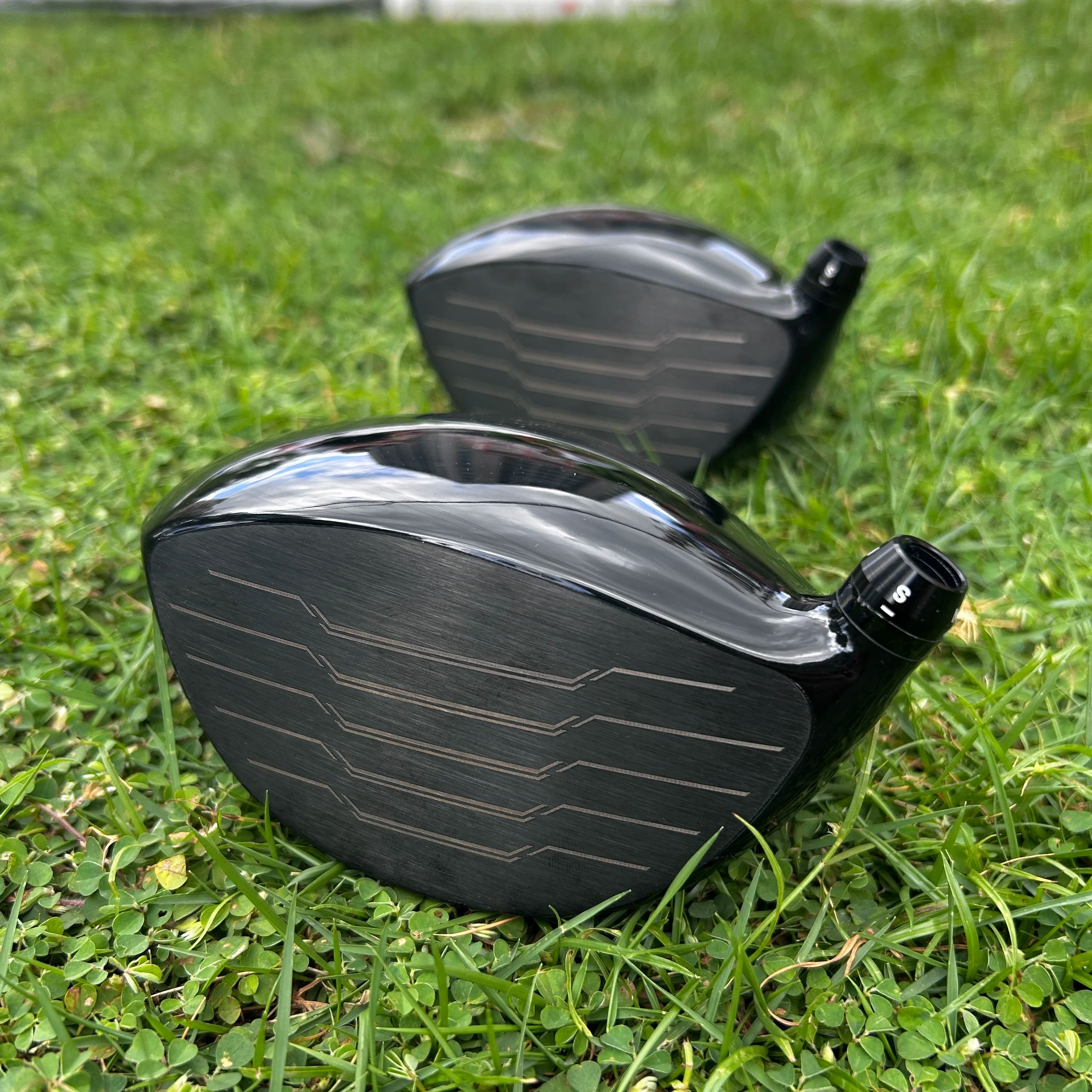 Golf Driver 9.5/10.5 Degree Wood, Shallow Blue Black Face