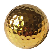 4.26cm Gold Plated Golf Ball - Indoor &amp; Outdoor Practice