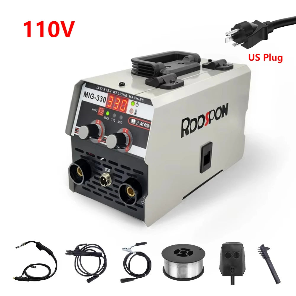 3in1 MIG TIG ARC Welding Machine 330A Automatic LED Screen