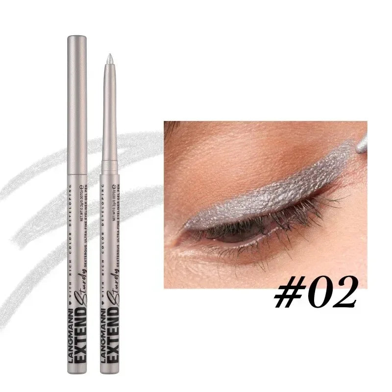Gothic Punk 12 Color Long Lasting Waterproof Gel Eyeliner