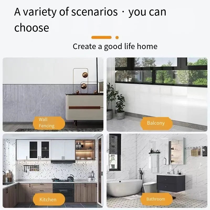 Miếng Dán Tường 3D Giả Gạch 30x60 Chống Nước Marble - Daisan Mart