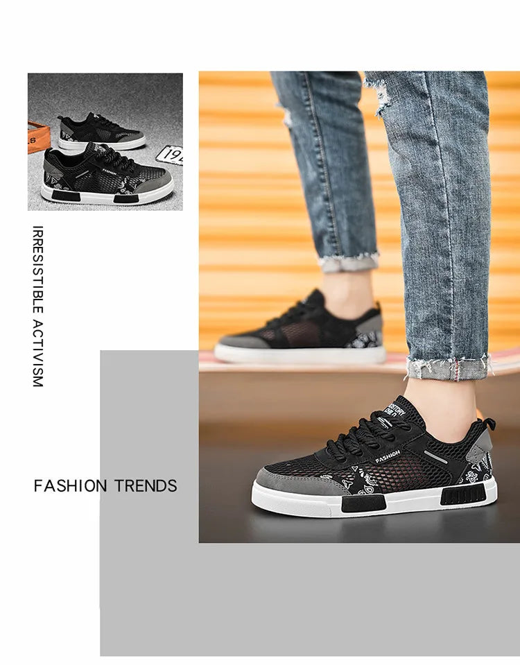 Giày Thể Thao Nam Size Lớn 47, Thoáng Khí, Thời Trang