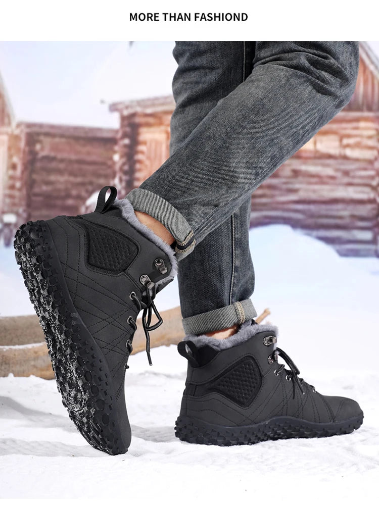 Zero Drop Warm Waterproof Unisex Winter Shoes