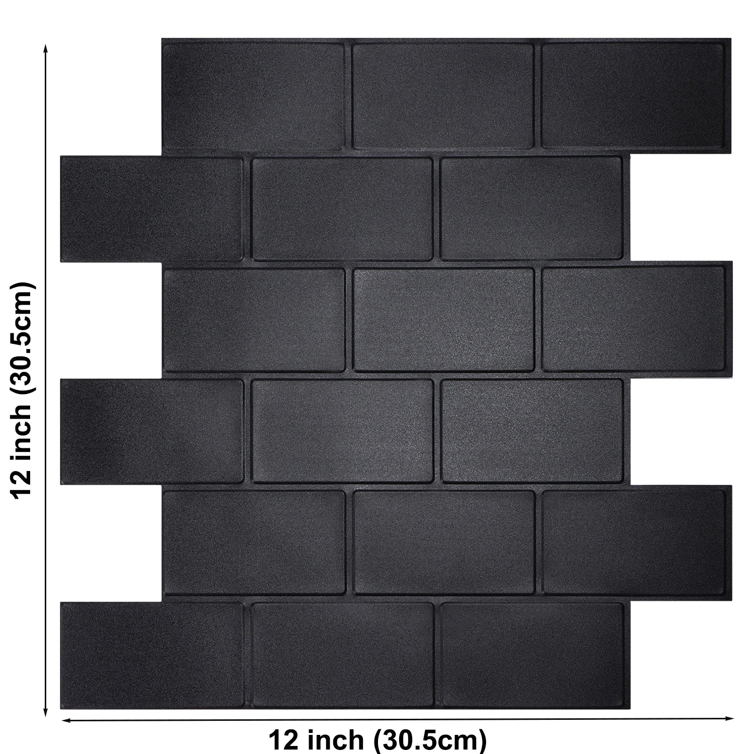 Peel and Stick Wall Tile Stickers DIY Waterproof Vinyl Wallpaper White Color Tile Sticker for Home Decoration- 10 sheets
