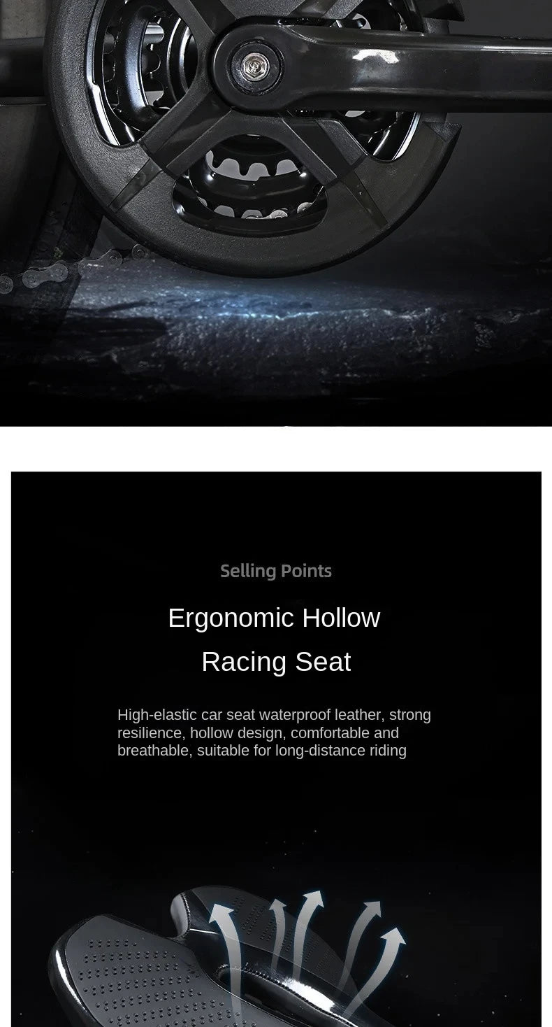 700C*40MM road bicycle hand-changing 24 speed Road Racing Bike disc brake gravel bicicleta Wind Shock Absorber Bikes male adult - Daisan Mart