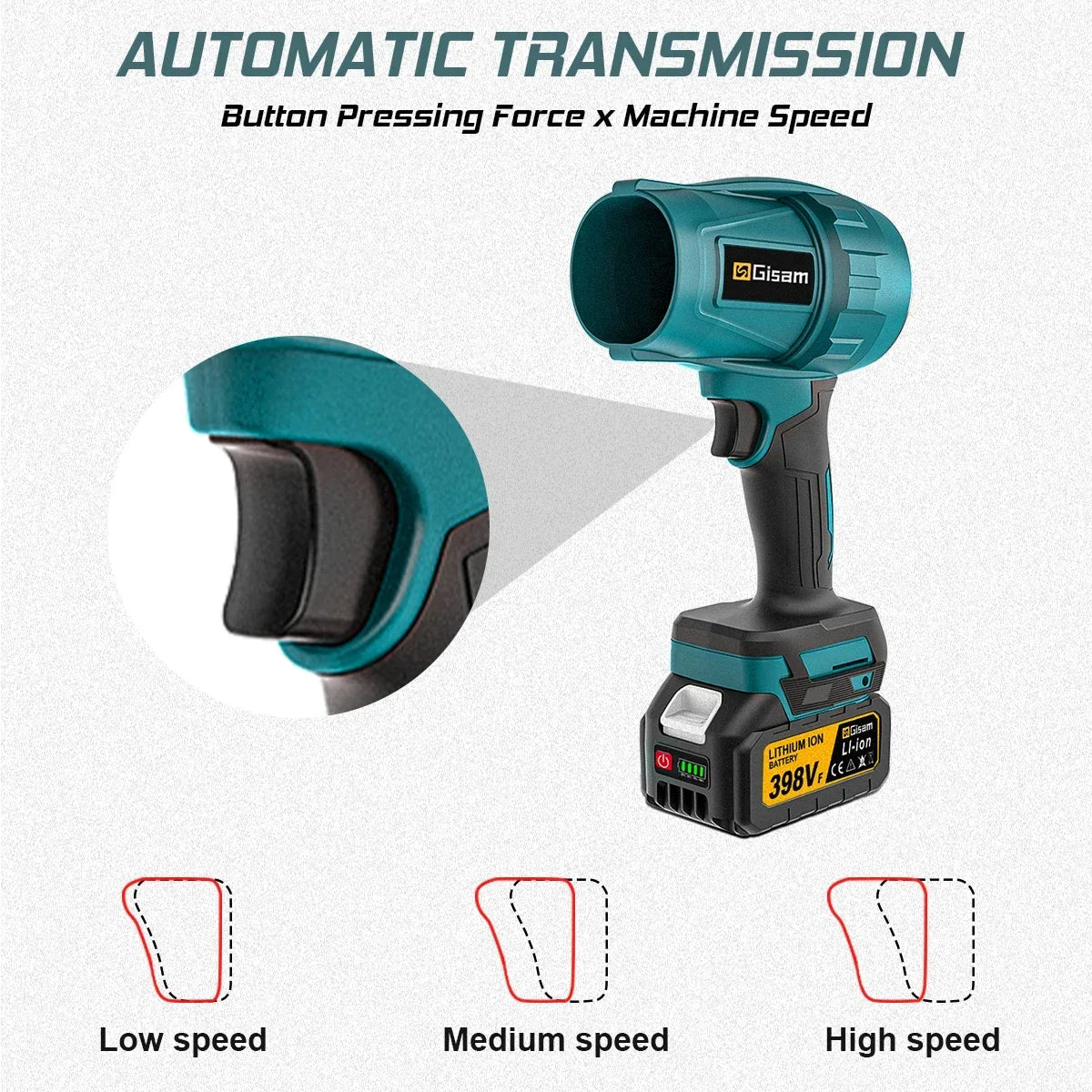 Máy Thổi Bụi Turbo Brushless 18V Tốc Độ Cao Makita - Daisan Mart