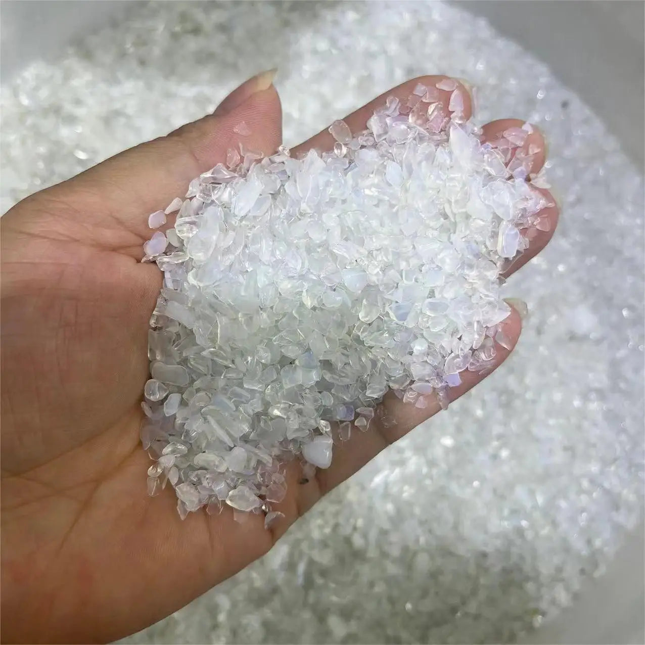 Natural Rose Quartz Stone - Decoration &amp; Healing