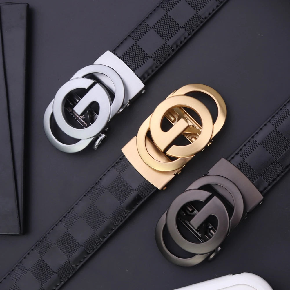 High quality genuine leather belts for men and women, famous brand