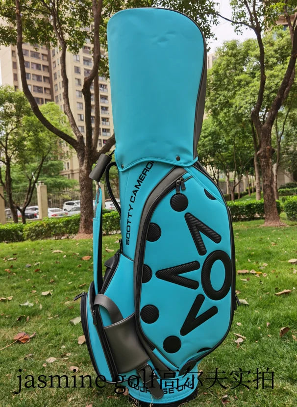 Fashionable unisex waterproof PU standard golf bag