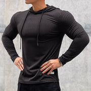 Men's Quick Dry Long Sleeve Bodybuilding Sports Shirt