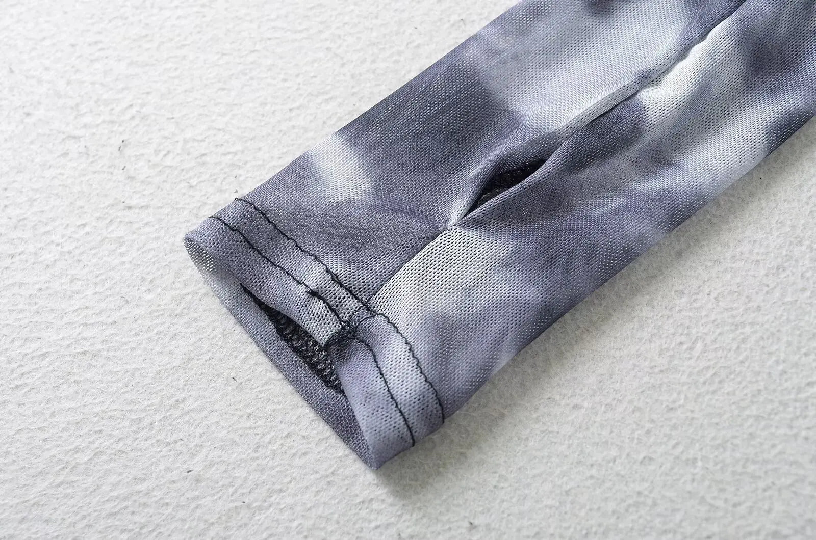 Sexy 2-Color Ombre Mesh Long Sleeve Bodysuit 2025