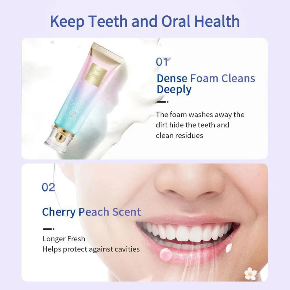 Niacinamide Whitening Toothpaste Fresh Breath Intensive Toothpaste Protect Enamel Periodontitis Stain Removal Tooth Prevent - Daisan Mart