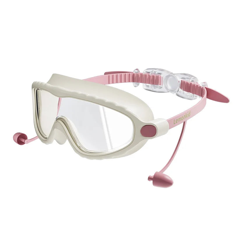 Kính bơi trẻ em chống mờ, chống tia UV kèm nút tai