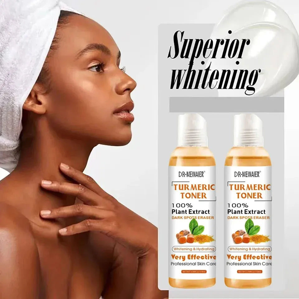 Turmeric Toner to Remove Dark Spots &amp; Acne 118ml for Dark Skin