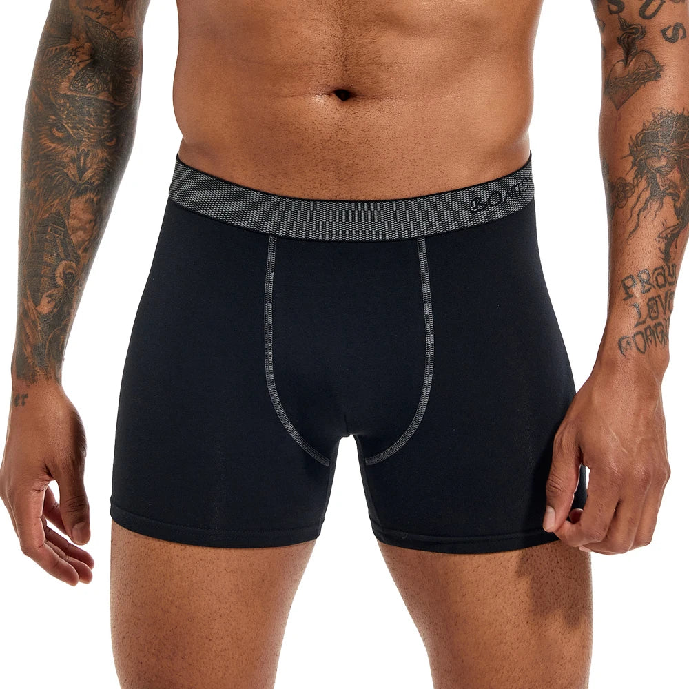 Men's Breathable Cotton Underwear - Boxer Brand