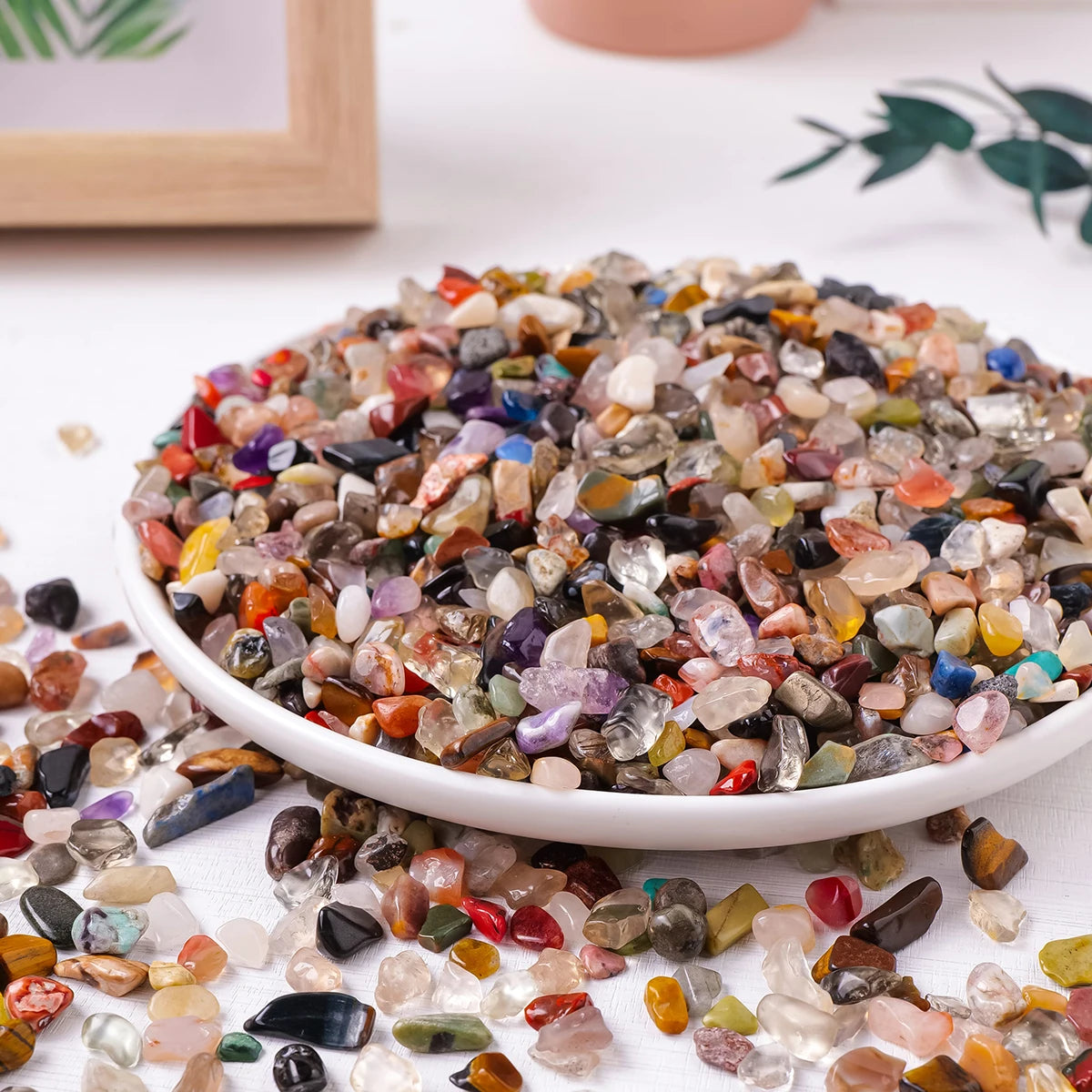 Natural Quartz Stone 100g for Aquarium Decoration, Feng Shui