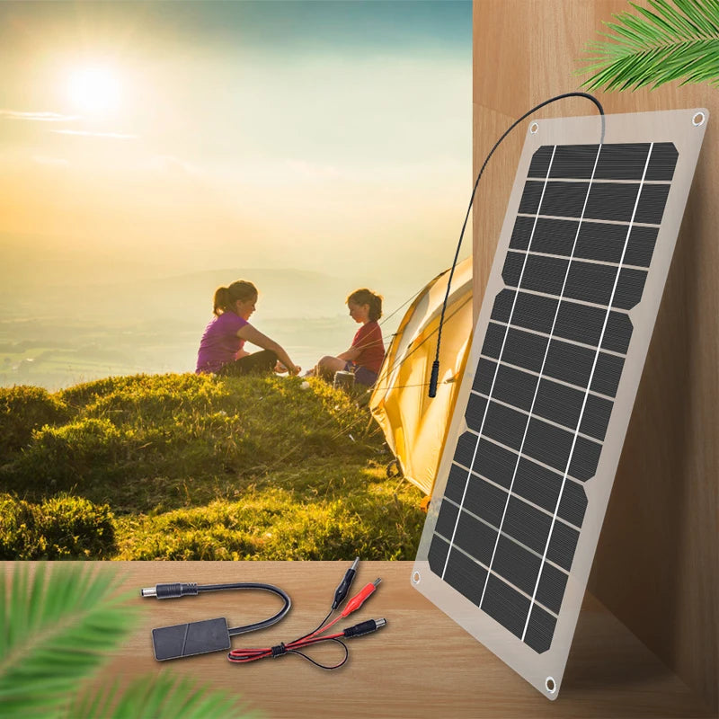 Tấm Pin Năng Lượng WUZECK 10W Cho Đèn & Camera