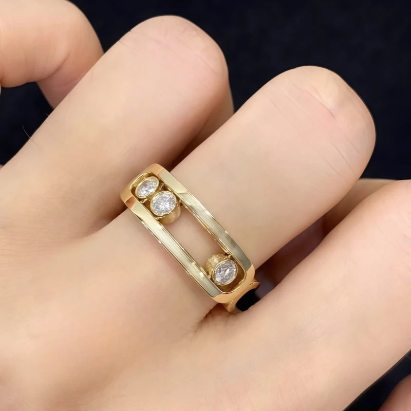 Women's Jewelry: S925 Silver Bracelet with Three Diamonds