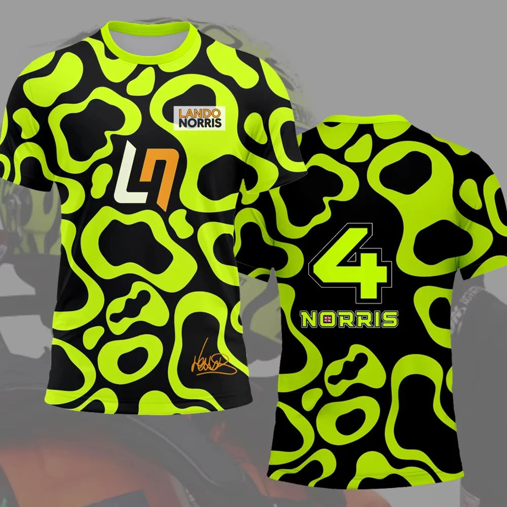 Áo Thun Đua Xe 2025 Lando Norris LN4 Nhanh Khô Extreme - Daisan Mart