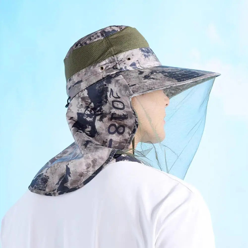 Nón Lưới Du Lịch Chống Muỗi - Bảo Vệ Nắng Ngoài Trời